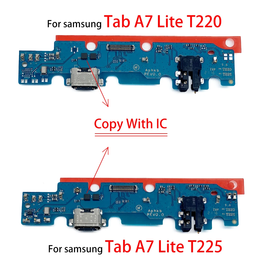 Для Samsung Tab A7 Lite T220 T225 USB-разъем для зарядки док-станции гибкий кабель