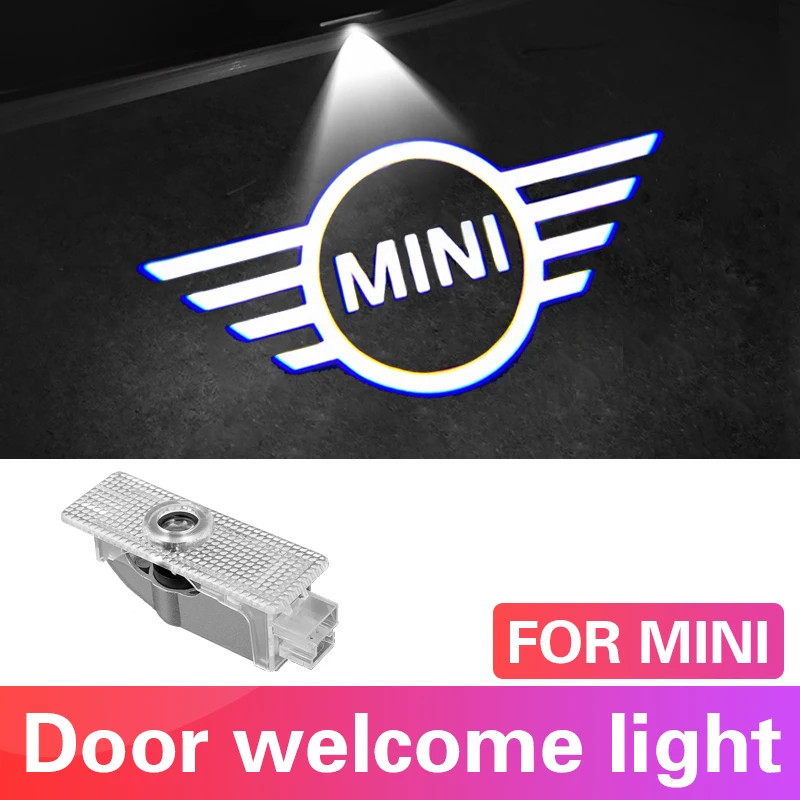 

2pcs High Quality Car Led Door Welcome Light For MINI one countryman R56 R55 F55 F56 Laser Projection Laser Lamp Accessories