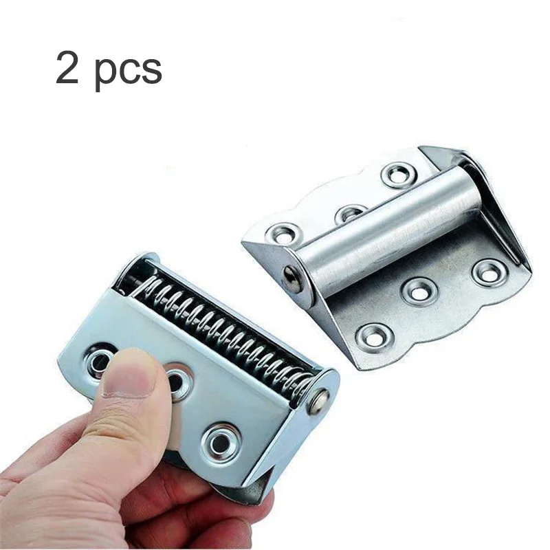 

2 PCS/lot Automatic Closing Door Hinge Stainless Steel Butterfly Hinge Soft Closer Swing Screen Window Spring Hinges