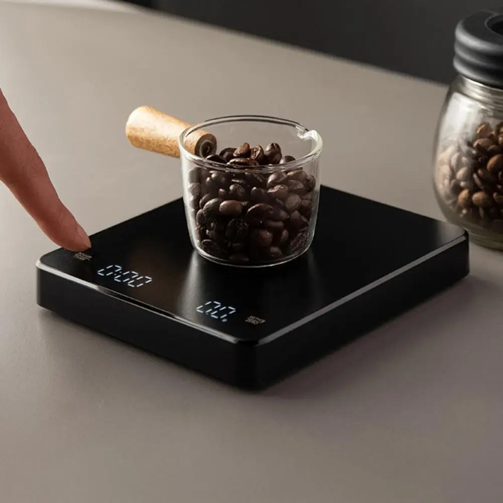 

Drip Coffee Scale Kitchen Scales Automatic Electronic Scale Built-in Auto Timer LED Screen Mini Scale Coffee LED Food Scale