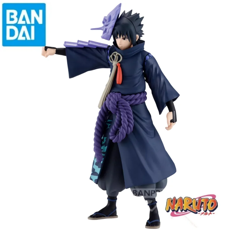 Фото В наличии Bandai Original Naruto Banpresto Uchiha Sasuke аниме товары модель фигурка украшения 100% натуральная оригинальная коробка №3