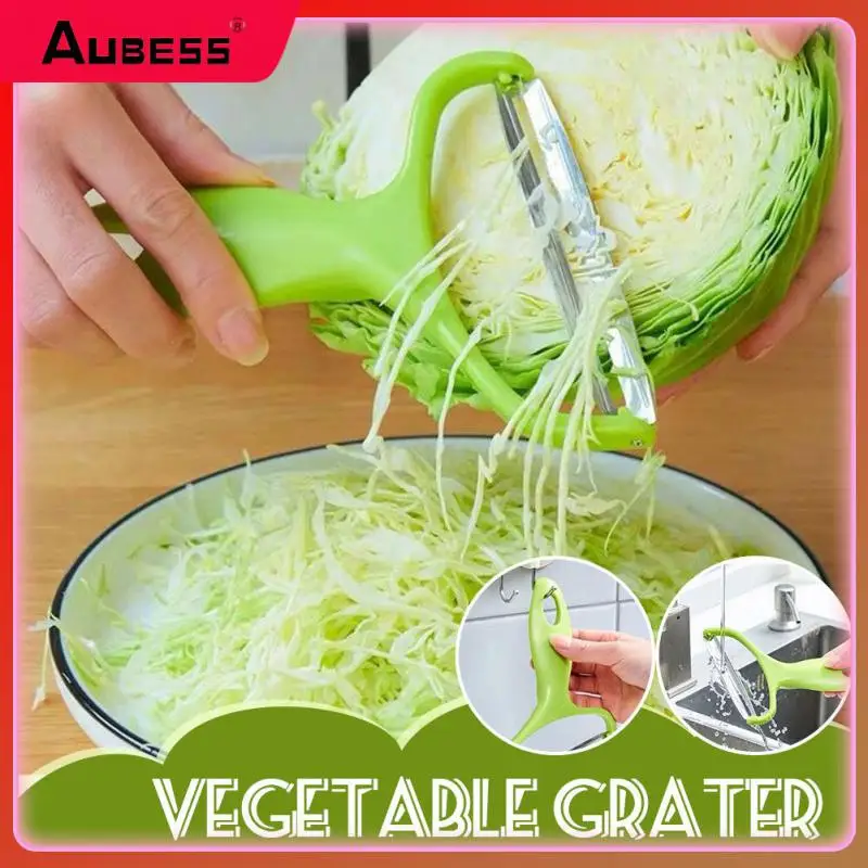 

Peeler Vegetables Fruit Stainless Steel Knife Cabbage Graters Salad Potato Slicer Kitchen Accessories Cooking Tools Wide Mouth