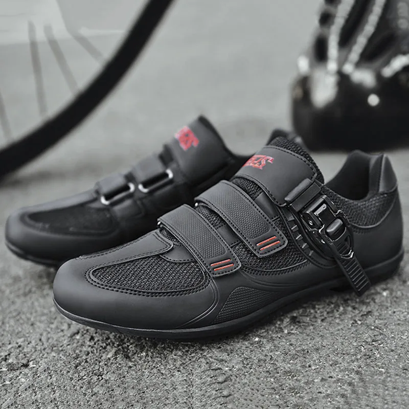 New Cycling Sneaker Men Sport Road Bike Boots Flat Racing Speed Sneakers Trail Mountain Bicycle Footwear Spd Pedal Shoes