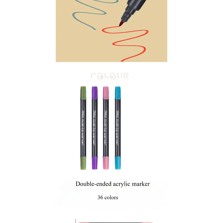 12-цветная гелевая ручка для костюма быстросохнущий наконечник 0 4 мм красный