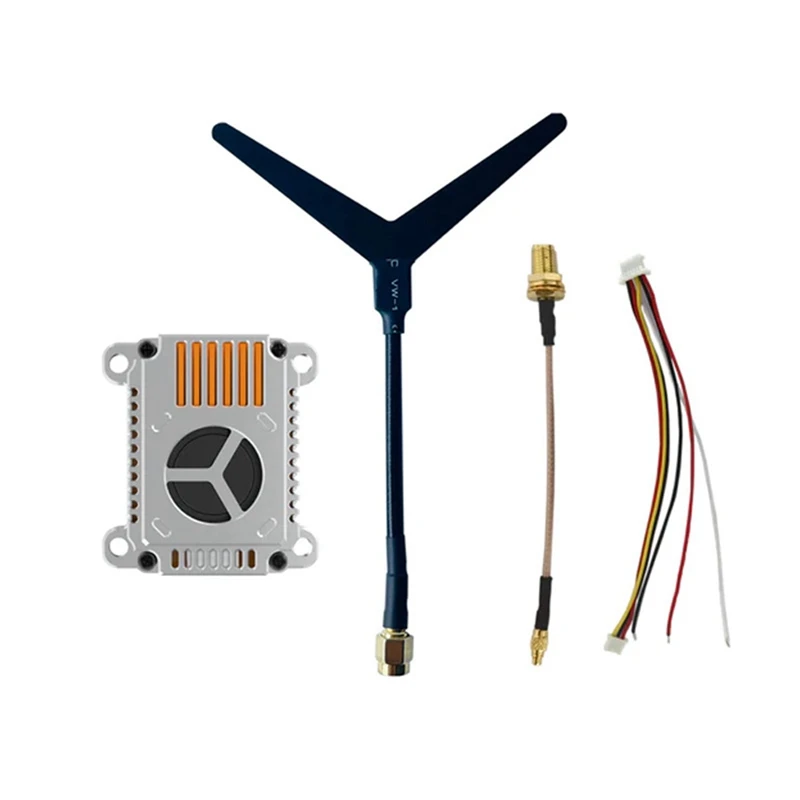1.2G 2W VTX 2000Mw 9 Channels FPV Video Audio Transmitter 7-36V MMCX For Long Rang RC Racing Drone