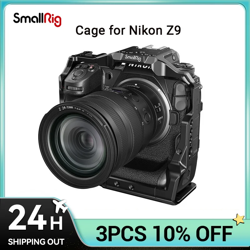 Клетка SmallRig для цифровой зеркальной камеры Nikon Z9 с 1/4 резьбовыми отверстиями и