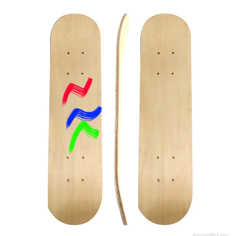 43cm Skateboard Deck Maple Skate Board Blank Adults Kids DIY
