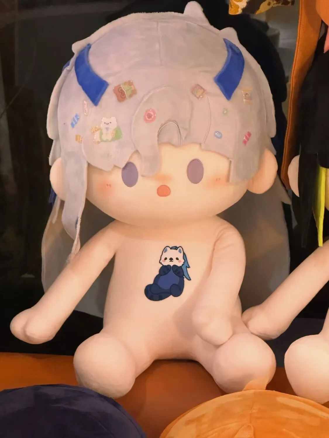 

Cute Neuvillette 40CM Game Anime Cosplay Plush Stuffed Cotton Body Cosplay Dress Up Monster Plushie Gift