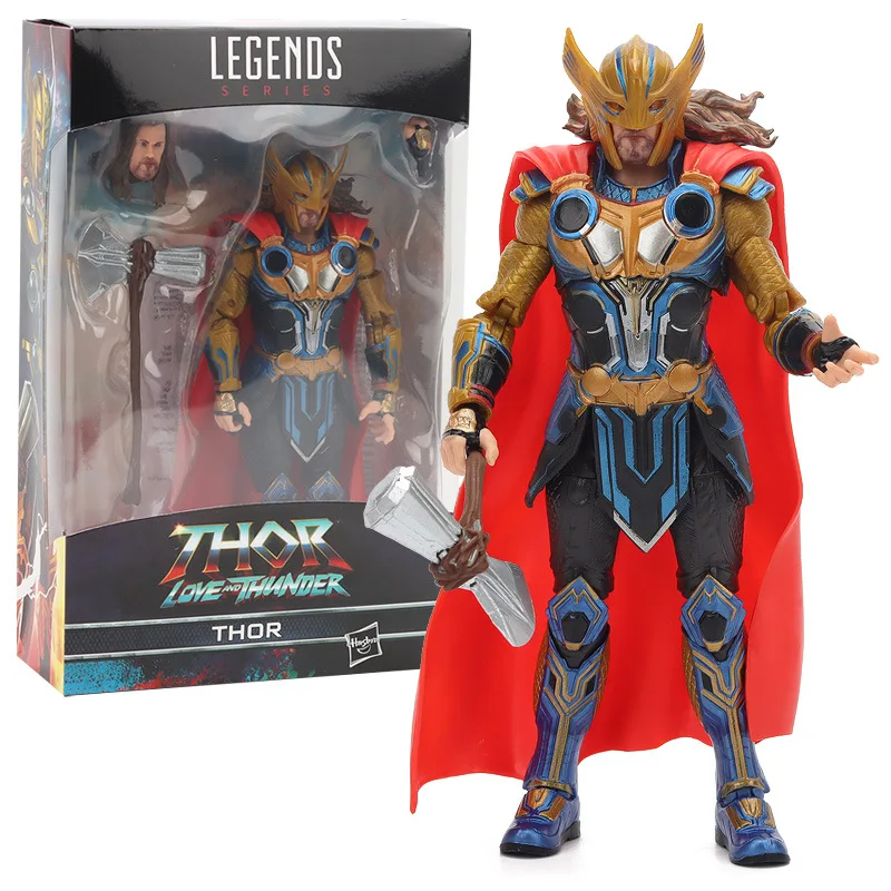 

17cm Disney Thor: Love and Thunder Action Figure Thor Anime The Avengers Doll Figurine Model Toys for Children Birthday Gift