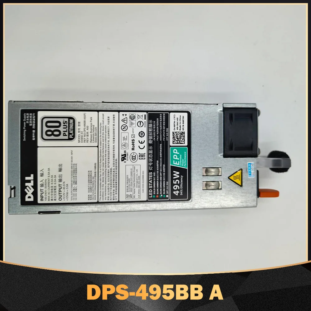 Для серверного блока питания DELL R630 R730 T430 T630 495 Вт DPS-495BB A D495E-S1 GRTNK EPP