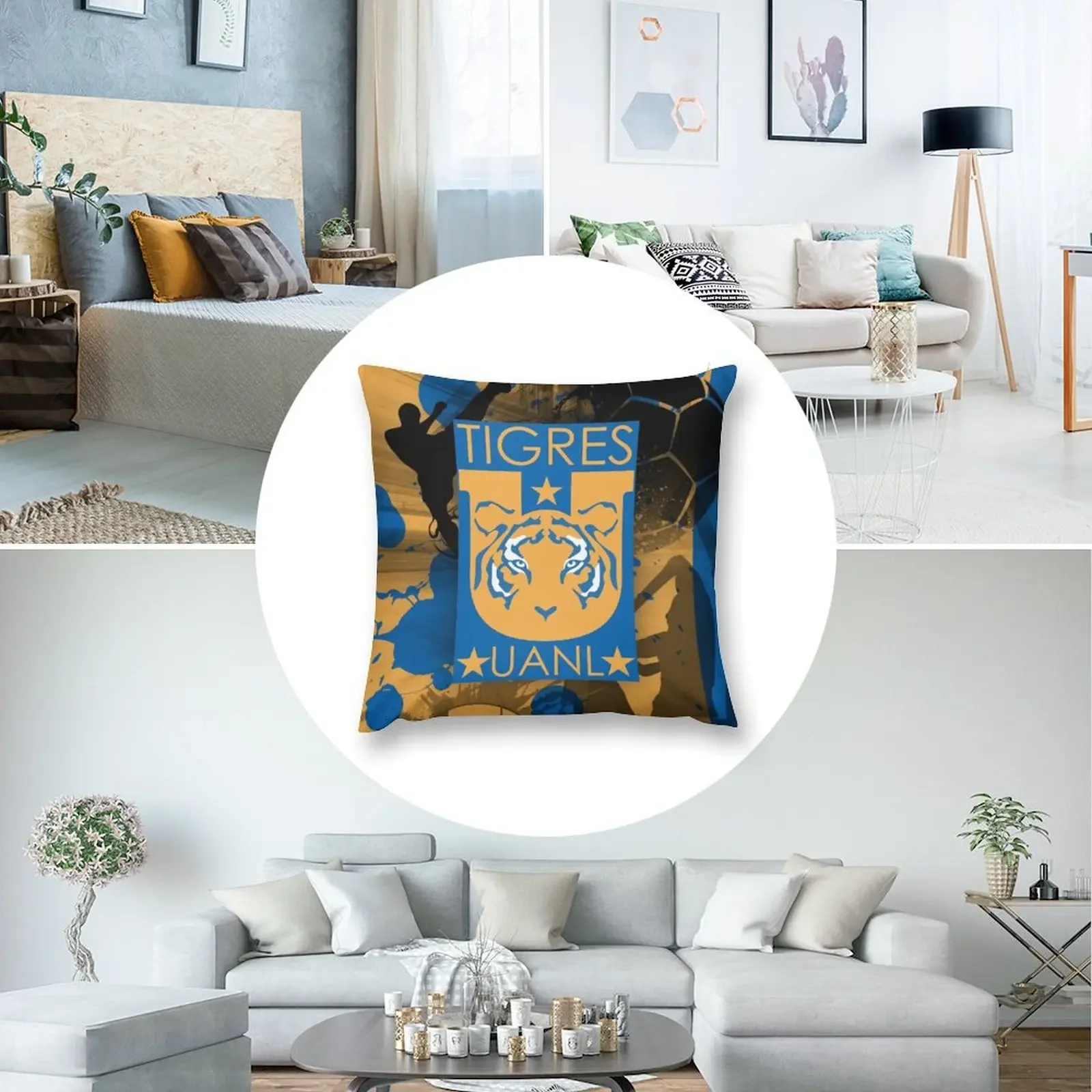Декоративная подушка Tigres de la UANL рождественские украшения принадлежности 2021