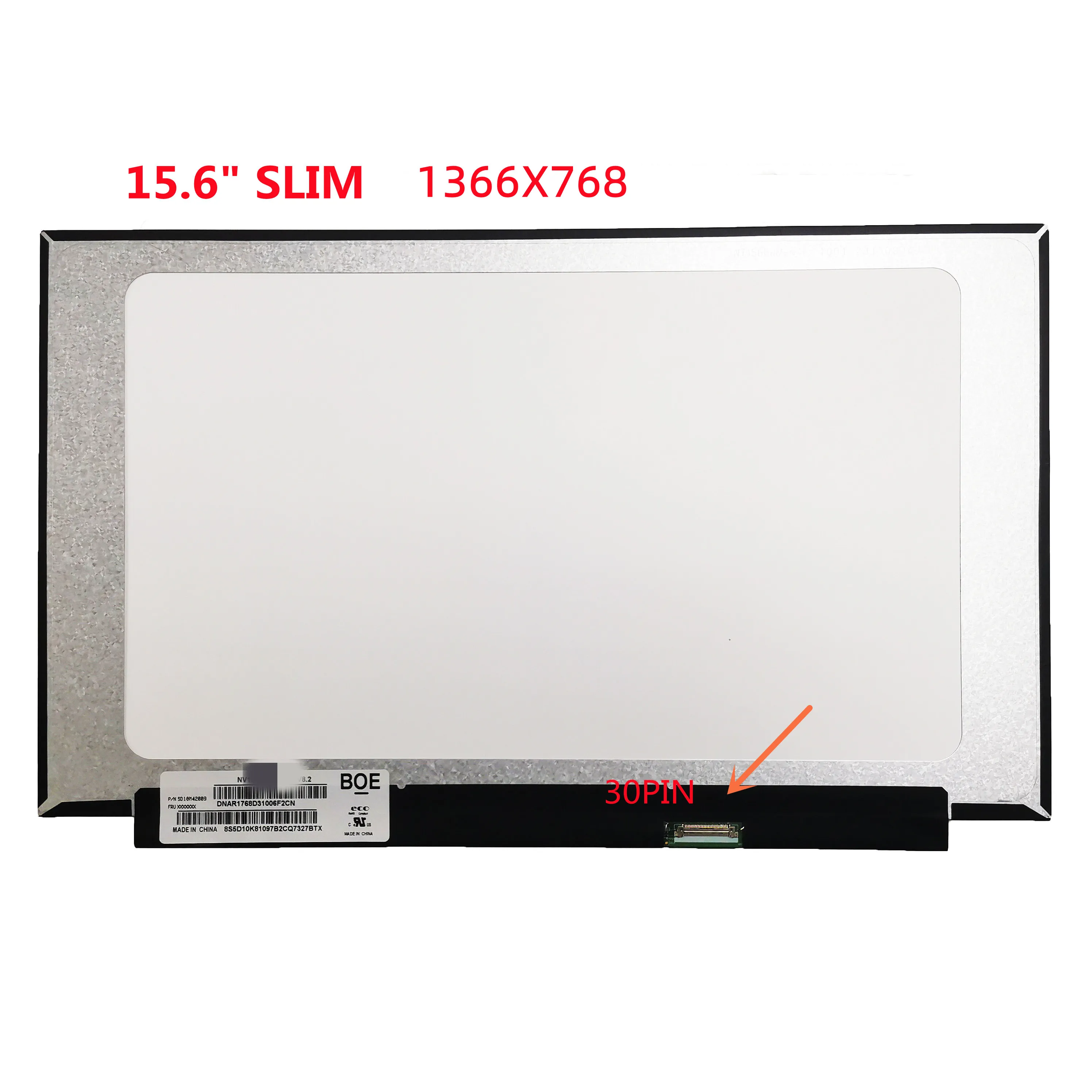 Фонарь V8.0 B156XTN08.1 фонарь B156XTN08.0 15 6 дюйма ЖК-дисплей 1366*768 EDP 30 контактов | Компьютеры