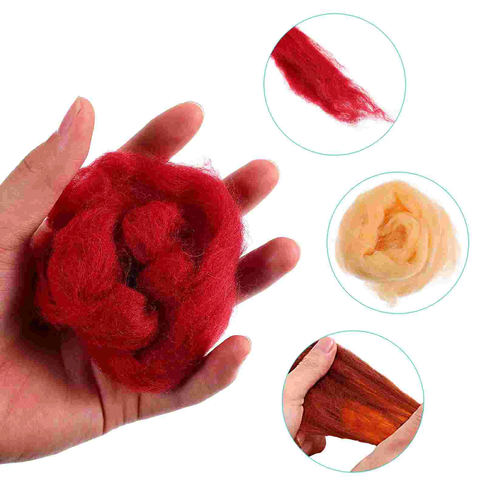 Шерстяное валяние игольчатая волоконная пряжа фетровые принадлежности сделай