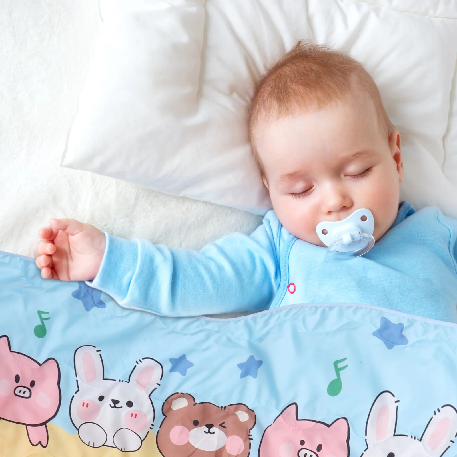 Одеяло с кондиционером для детского сада летнее одеяло героями мультфильмов