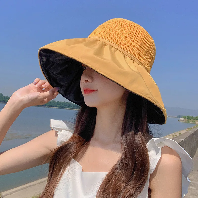 Женские летние шляпы женские с широкими полями и головные уборы женская шляпа
