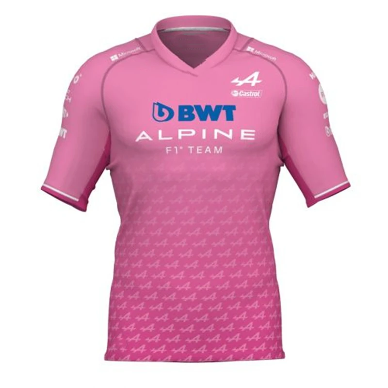 

Summer Formula 1 T Shirt BWT ALPINE F1 GP Austria 2022 Jersey for men New Hot Sale Short Sleeve Fan Oversized Top
