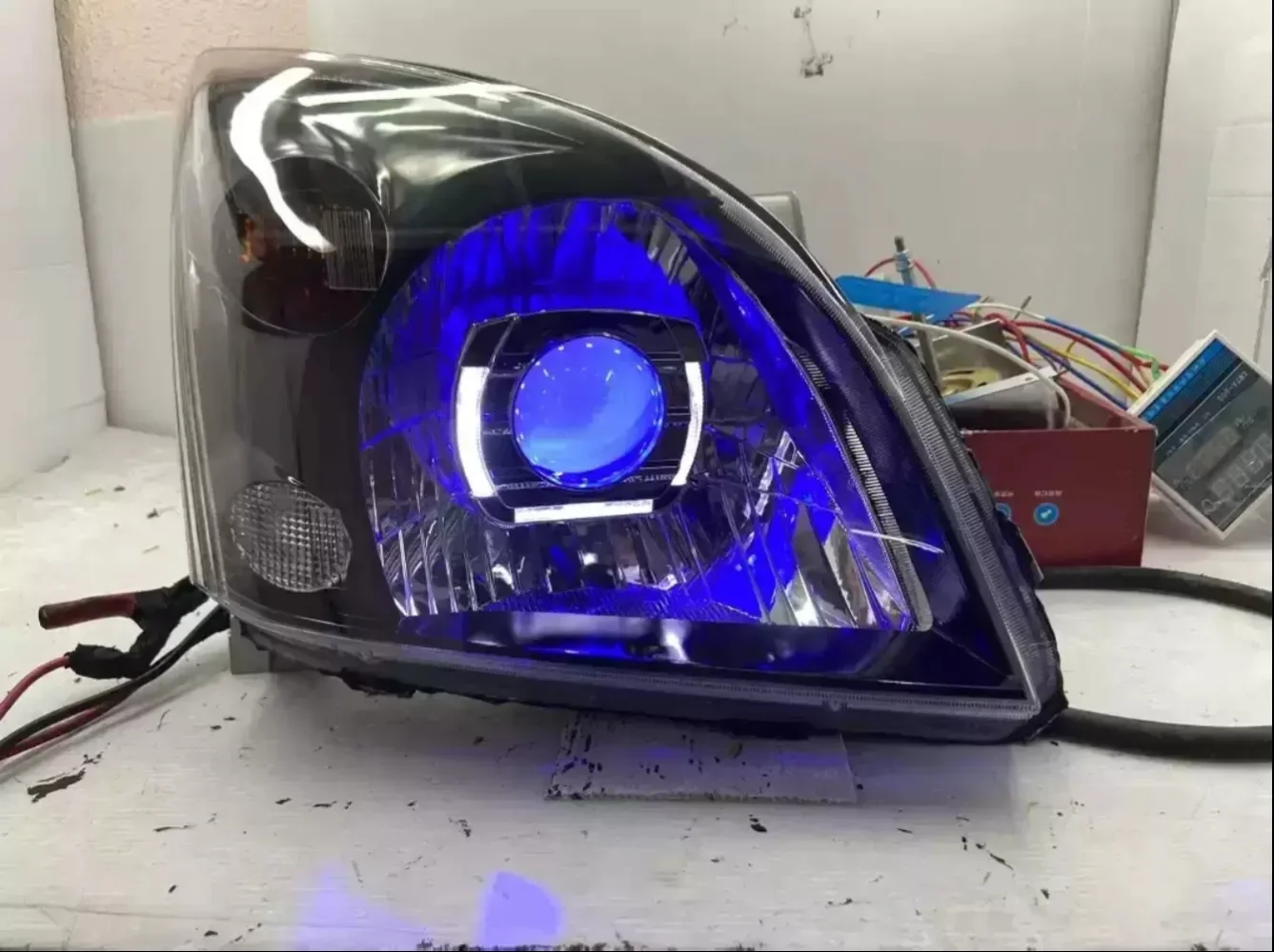 Автомобильные светодиодные фары в сборе для TOYOTA LAND CRUISER PRADO передняя фара DRL