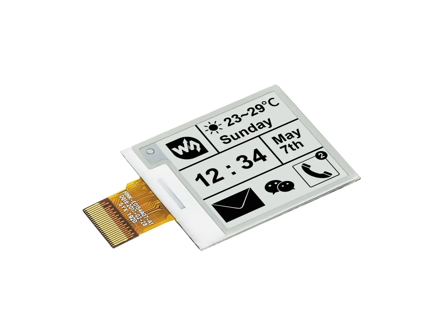 Модуль дисплея Waveshare 1 54 дюйма E-Ink 200x200 для Raspberry Pi/Jetson Nano/Arduino/STM32