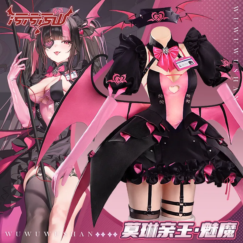 Фото Новый костюм для косплея Морин Принс из Azur Lane 2026 года: сексуальное платье дьяволицы, полный комплект для Хэллоуина. №3