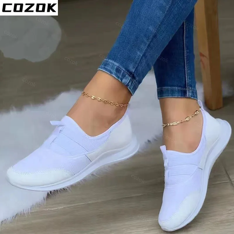Sneakers Summer New 2022 Running Feminino Female Vulcanized Shoes Women Casual Shoes Fashion Breathable Walking Mesh Flat Shoes