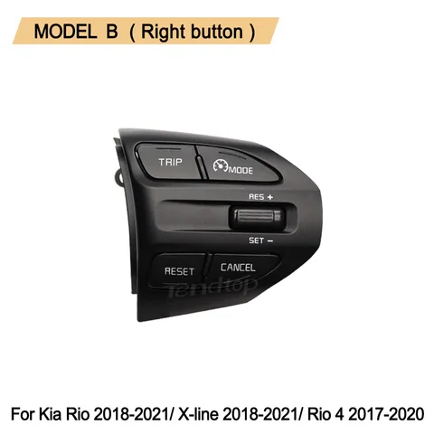 Многофункциональная кнопка управления круиз-контролем на руль для Kia K2 RIO 2017 2018 2019 RIO 4 Bluetooth фиксированная скорость