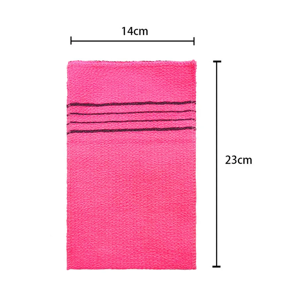 

5pcs Double Sided Towel Hammam Scrub Mitt Korea Exfoliating Bath Washcloth Body Scrub Shower Towel Brushes Coarse Grain Brush