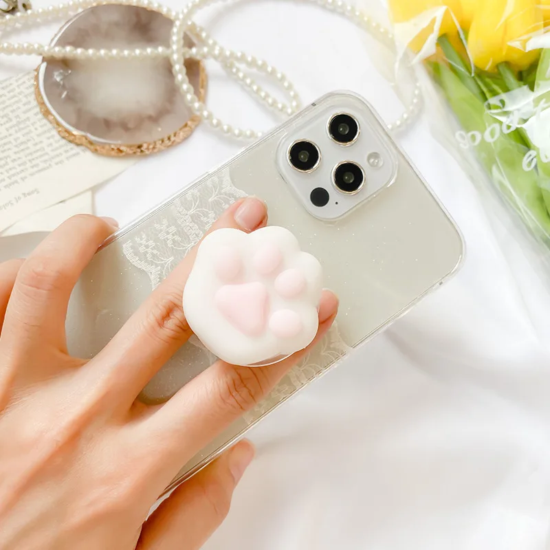 INS мультяшный милый эластичный держатель для девушек Griptok поддержка IPhone 13 Samsung