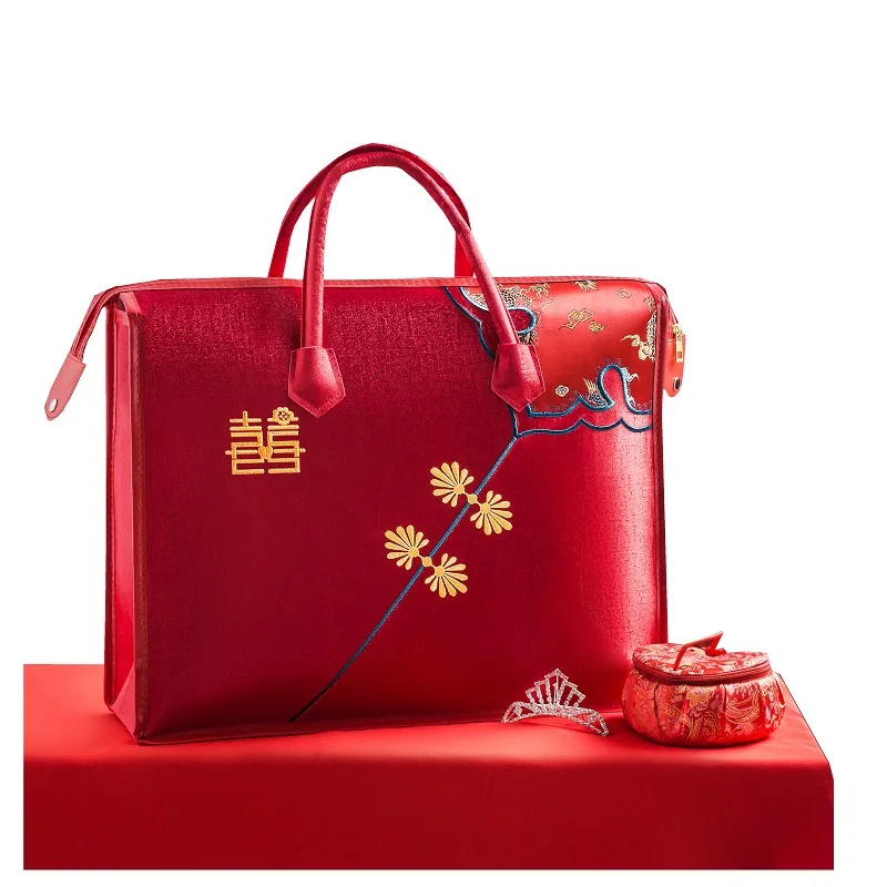 Свадебная сумка из четырех предметов портативное утолщенное летнее Хлопковое