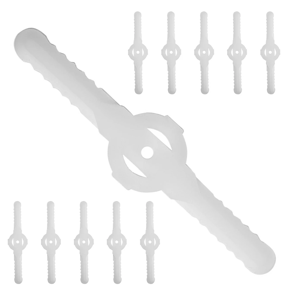 

10Pcs 139mm MultiplePlastic Grass Trimmer Blades Replacement For Garden Scenes Trimmers Lawn Mowers Electric Grass Trimmer