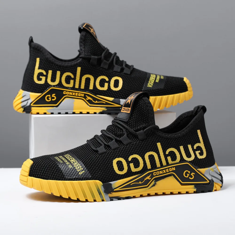 

Men's Sneakers Shoes Mesh Breathable Sports Casual Shoes for Men Flat Comfortable Man Running Sneaker Zapatilla Hombre Zapatos