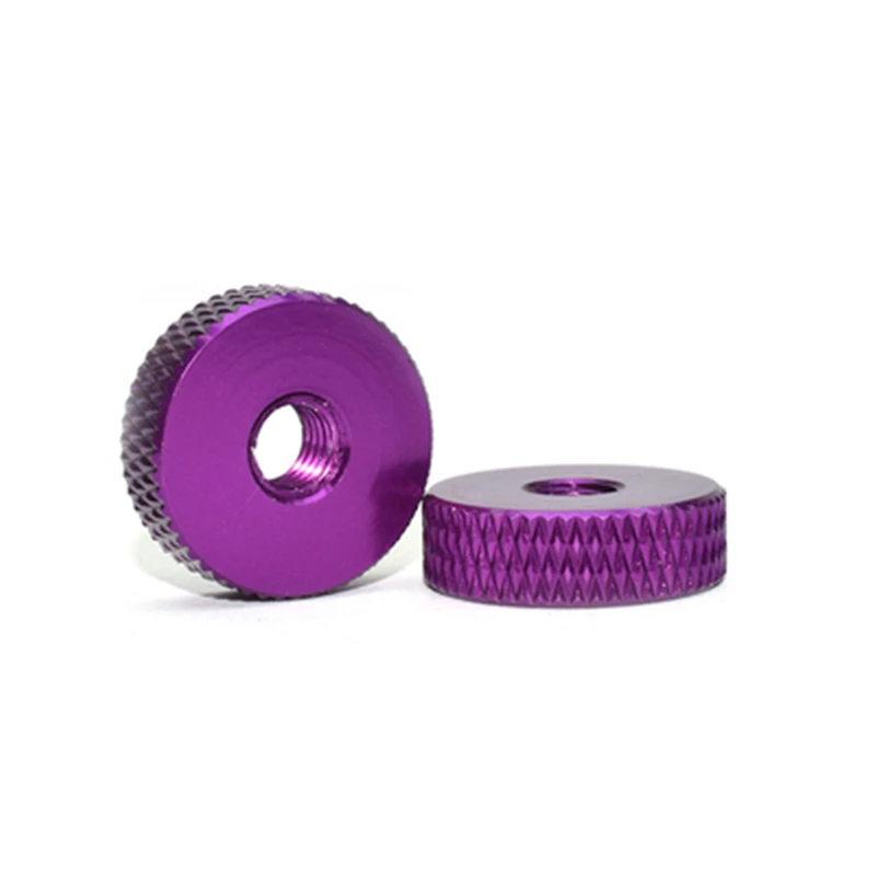 

10 шт. M3 M4 M5 M6 алюминиевая анодированная гайка с накаткой, рамка, затягивающиеся вручную гайки для FPV RC модель игрушки