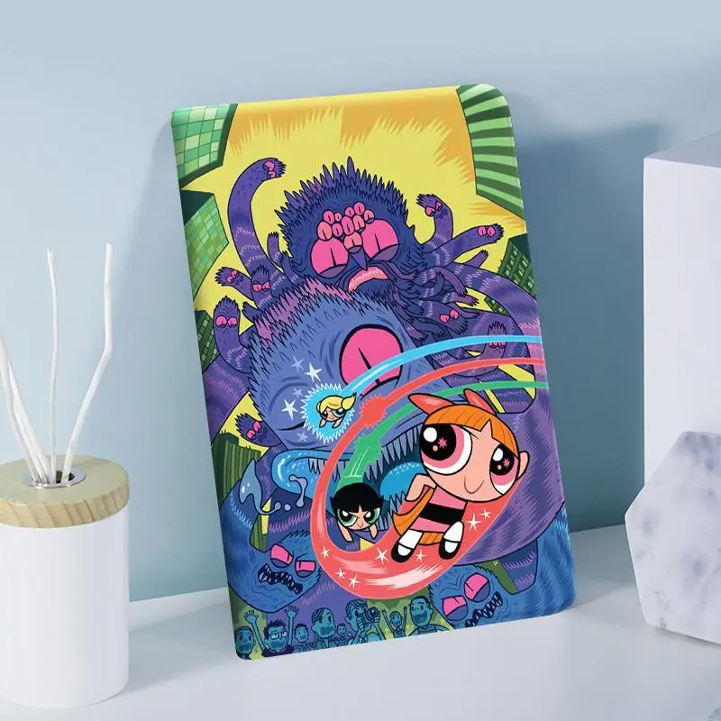 

Bandai The Powerpuff Girls Case for ipad 2021/20/19 Pro 10.2" Pro 2021 12.9" PC Back Cover for iPad Mini 4 5 6 Protective Capa