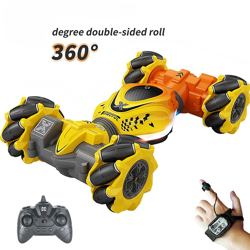 

2022 новейшая модель автомобиля-трюка 4WD с радиоуправлением 2,4 ГГц радиоуправляемые автомобили радиоуправляемые часы с датчиком жеста вращен...