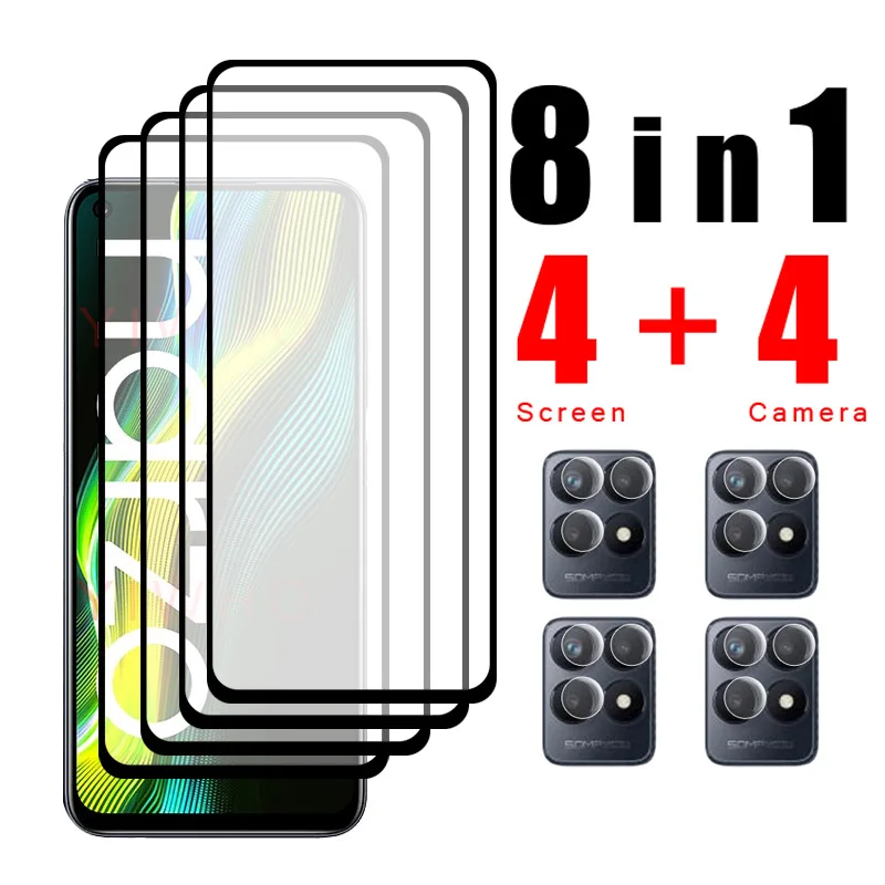 

Защитное стекло для экрана для Realme Narzo 50, 50 А, зеркальная защитная пленка для объектива камеры для oppo realmi narzo30, 30 А, HD Стекло