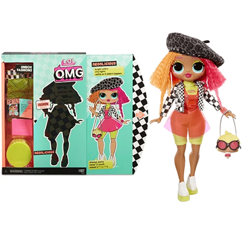 

Genuine LOL Surprise OMG Neonlicious Fashion Doll 20 Surprises 1Set/Ensemble Action Figure Model Toy Hobby Gift