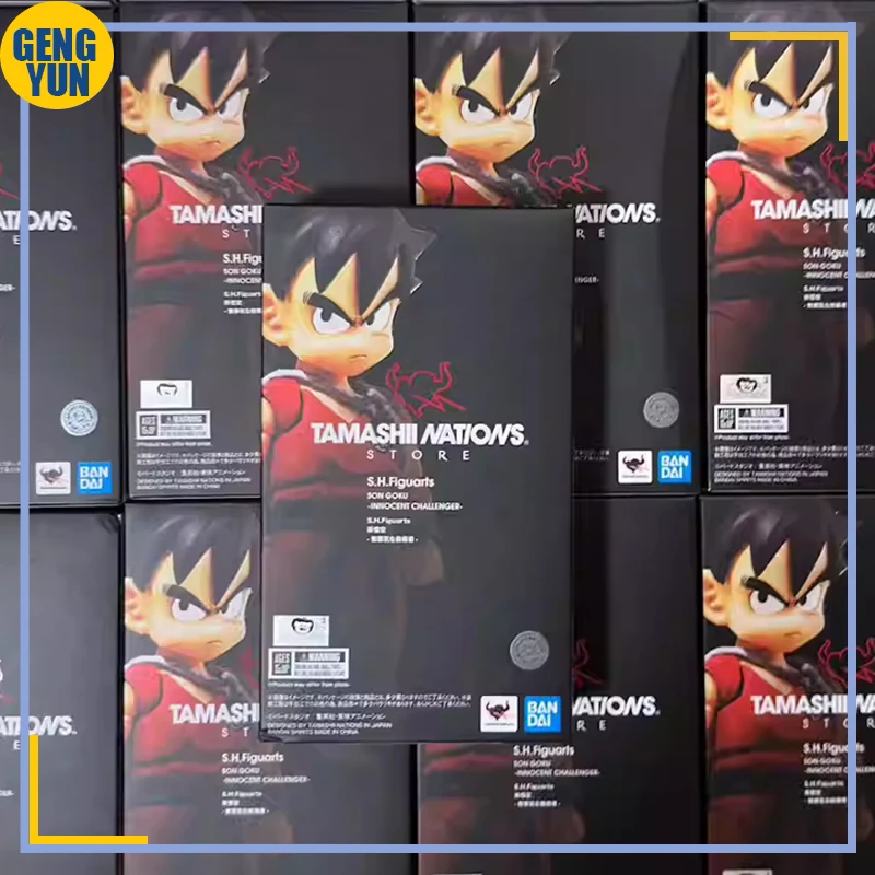 

Original Bandai S.H.Figuarts Dragon Ball Son Goku Innocent Challenger Action Figure Tnst Exclusive Model Dolls Toys Kids Gifts