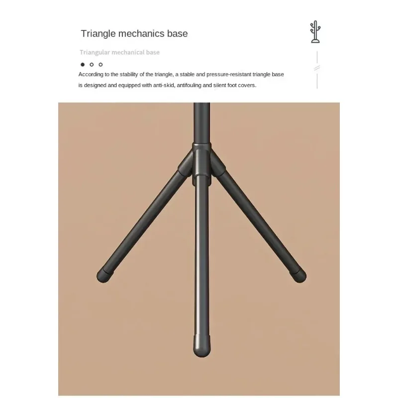 Вешалка для одежды и шляп от пола до крючок в спальне вертикальный держатель