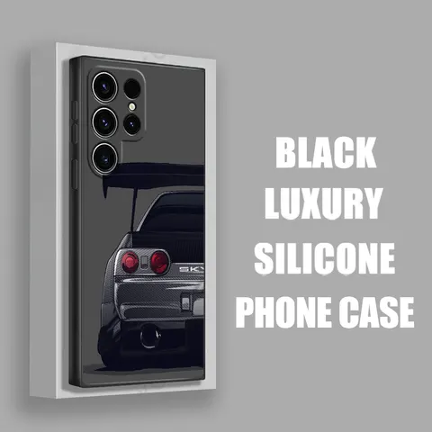 Японский JDM Tokyo Sports Car Anime S25 Ultra Чехол для Samsung Galaxy S25 S24 S23 S20 S21 FE S22 Ultra S10 Plus 5G Мягкий чехол для телефона