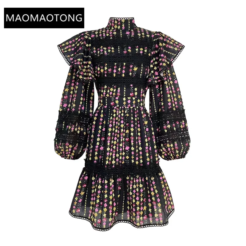 

Женское платье с длинным рукавом, черное платье с высокой талией, со складками, весна-лето 2023