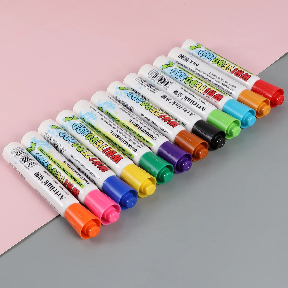 

2 Boxes/24PCS Erasable Marker Pens Whiteboard Pens Writing and Drawing Pens for Whiteboard School Office