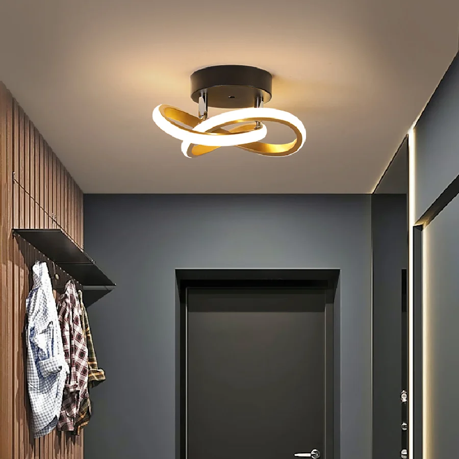 

Светодиодный потолочный светильник, современный минималистичный светильник для балкона, коридора, прихожей, канала, потолочная лампа в ска...