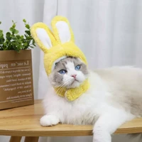 funny pet rabbit ears headdress cat bunny teddy headgear pets hat party costume cosplay clothes dog %ef%bc%86 cat accessories