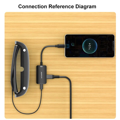 ULT－unite Адаптер USB-C в C 4k  для очков AR