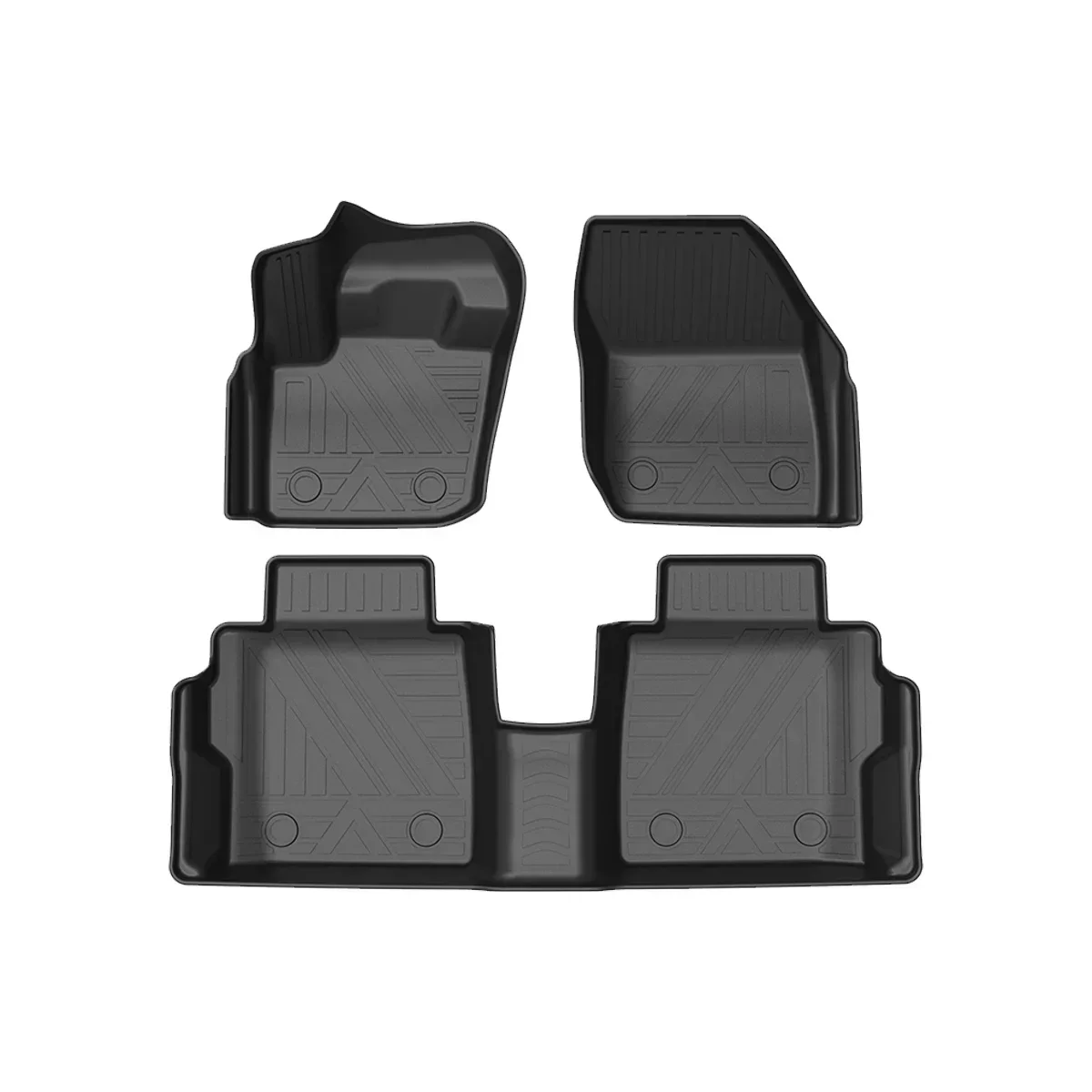 Автомобильный напольный коврик из термопластичного эластомера резиновый