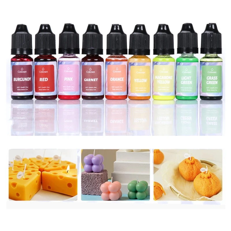 18 цветов s свеча делая жидкий краситель высоко концентрированный цвет свечи