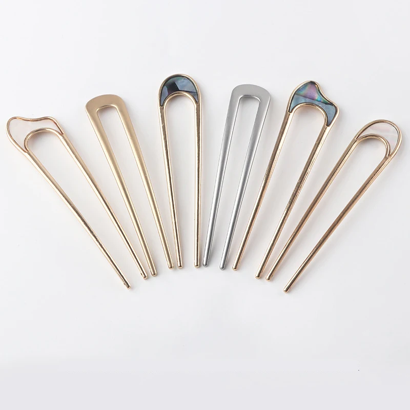 Elegant Shell Enamel Hairpin Female Headwear Gifts