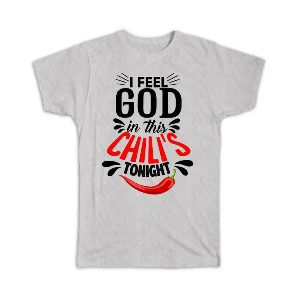

Подарочная футболка: «Бог в Чили», вечером, вечером, мемом, пародия, забавная