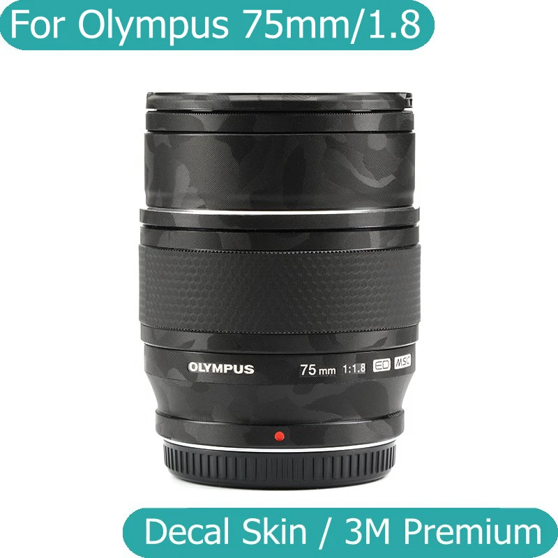 

Виниловая пленка M.ZUIKO DIGITAL ED 75 1,8 f/1,8 75/1.8 для Olympus 75 мм F1.8 Защитная пленка для корпуса объектива камеры