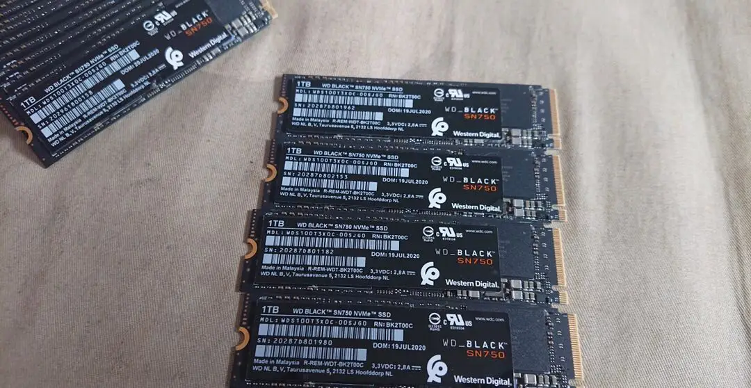 

Internal Solid State Drive M2 Black SN750 SSD 4TB 2TB 1TB 500GB M.2 2280 SSD NVMe Gen3 PCle 3D Nand