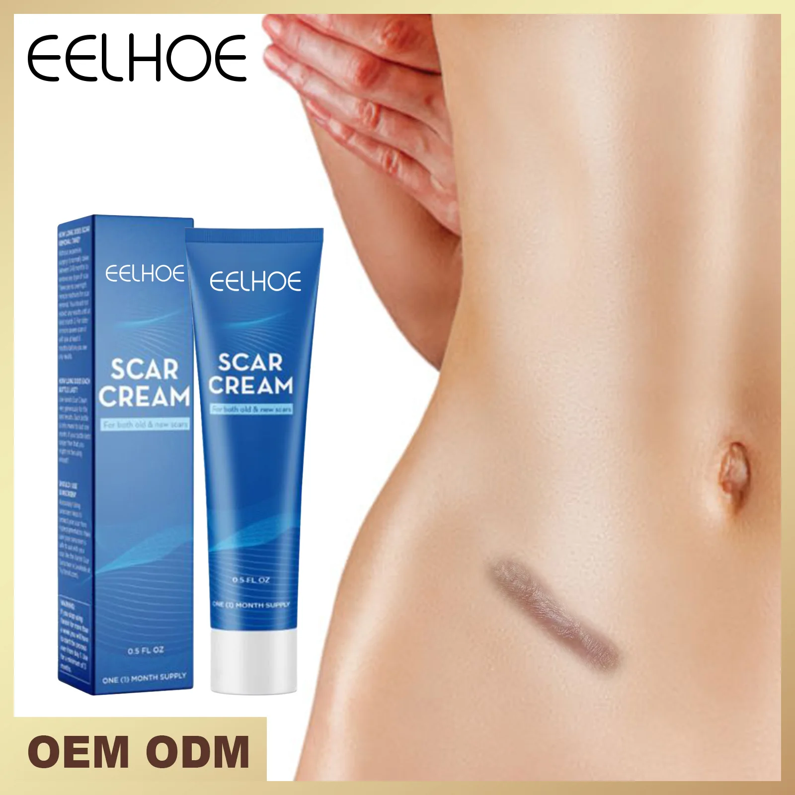 EELHOE Skin Repair Cream Fade Scar Cream Burn Burn Marks Acne Marks Fade Smooth Skin Scar Cream